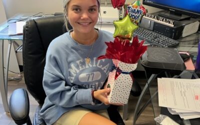 “Shout out” to our intern Sierra