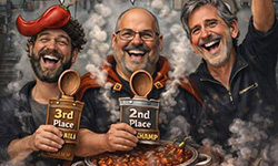 Super Bowl Chili Cook-Off Champions